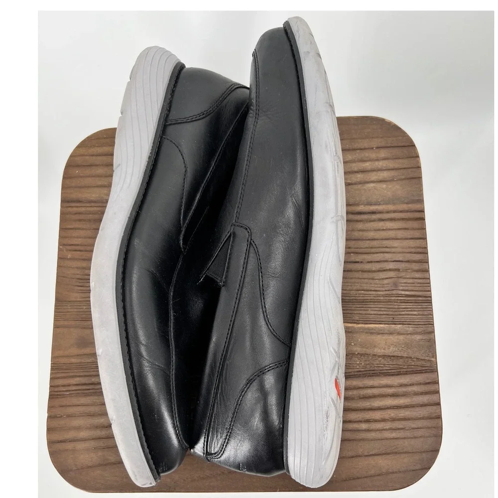 Rockport Truflex Mens Black Leather Slip On Loafers CI0396 Size 11 M